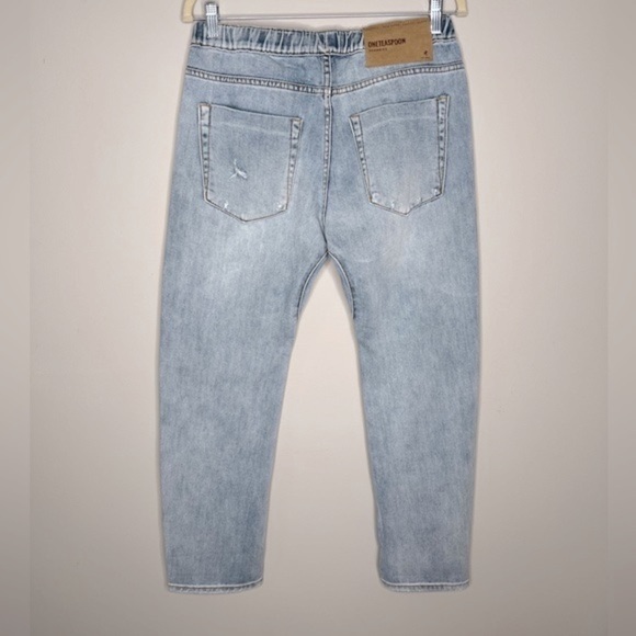 One Teaspoon Montana Shabbies Drawstring Boyfriend Pant, XS NWT - Picture 3 of 8